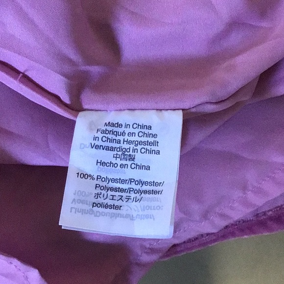 J. Crew beautiful NWT velvet dress round neck, wrap bottom, lined, purple/pink - Picture 16 of 16